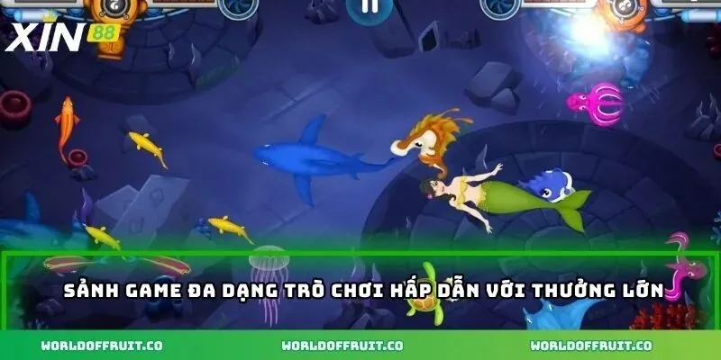 Sảnh game đa dạng trò chơi hấp dẫn với thưởng lớn