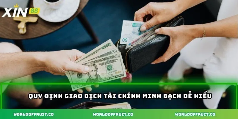 Quy định giao dịch tài chính minh bạch dễ hiểu